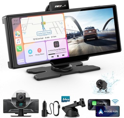 Portable Apple Carplay Screen, 10   Car Stereo Wireless Car Play & Android .....