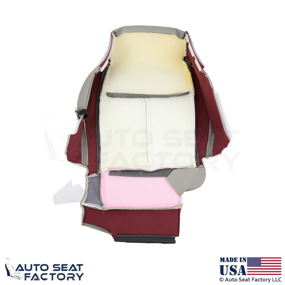 2011-2013 Fits Infiniti M37 M56 Genuine Leather Driver Bottom Seat Cover Stone - Image 2 of 4