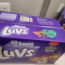 Luvs 12 Hours Of Protection Disposable Diapers, Size 6 - 124 Count