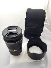 Nikon AF-S Nikkor 24-70mm f2.8 G ED N zoom Lens With Nikon HB-40 Hood and Case.