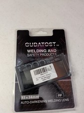 2x4 Auto Darkening Welding Lens with Variable Shade 8-13, 2x4 5/16" Thickness
