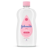 Johnson's Baby Oil, Pure Mineral Oil to help Prevent 20 Fl Oz Pack of 1 