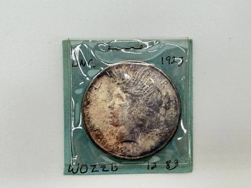 1923 Peace Silver Dollar $1 Coin UNC 90% Silver Philadelphia 29.08g US Coin