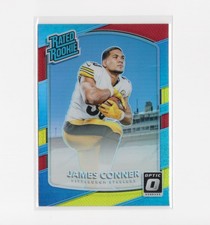 2017 Panini Donruss Optic Red Yellow Holo James Conner #172 Rookie Card RC. rookie card picture