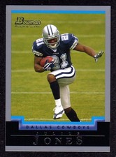 2004 Bowman #180 Julius Jones Dallas Cowboys Notre Dame ROOKIE Card NM/MT to MT. rookie card picture
