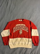 Vintage Logo 7 Indiana University Hoosiers graphic sweatshirt size Large Korea