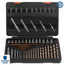 55 Piece Screw Extractor Set Multi Spline Bolt Remover Stripped Stud Puller Tool 55 Piece Screw Extractor Set Multi Spline Bolt Remover Stripped Stud Puller Tool