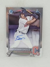 Esteban Gonzalez 2025 Bowman Chrome Prospects 1st Rookie Auto  #CPAEGO NrMt