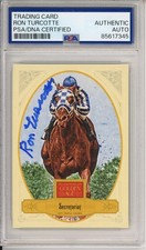 2012 Panini Golden Age Ron Turcotte SIGNED Secretariat Card PSA DNA AUTOGRAPH