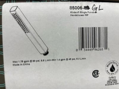 Brizo 85006-GL Essential 1.75 GPM Single Function Hand Shower Luxe Gold, *READ