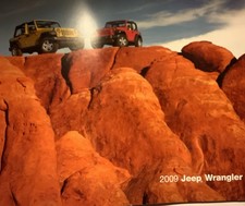Brochure vendita showroom concessionaria originale Jeep Wrangler 2009 '09