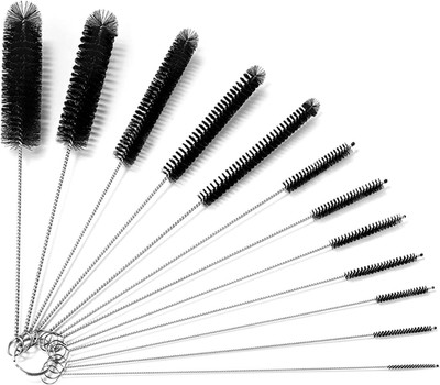 9.5 Inches Long Straw Cleaner Brush Set, 12 Pack Straw Pipe Cleaner Brush Set, S