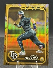 2024 Topps Chrome Gilded #118 Jonny Deluca Rookie RC /99 Tampa Bay Rays