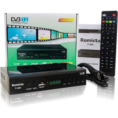 DVB-T2 Kabel-Receiver H265 Full HD USB HDMI PVR Fernseher Decoder