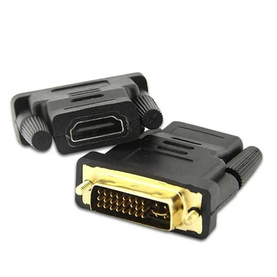 ADAPTATEUR CONVERTISSEUR HDMI FEMELLE VERS DVI MÂLE (24 + 5) C-28 - Photo 1/4