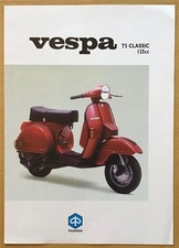 VESPA T5 Classic 125cc Scooter Sales Leaflet c1996
