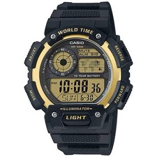 Casio Men's Digital Watch AE-1400WH-9A  Sport Style  10-Year Battery  World T