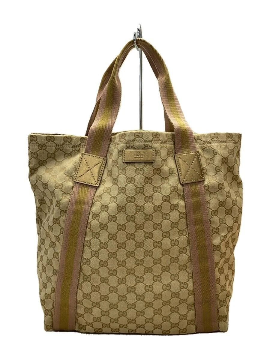 Sac fourre tout GUCCI toile beige motif total 189669 060324068 Gucci