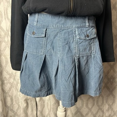 Y2K Vintage LEI Mini Ruffle Skirt Blue Size 9 Sporty Short Skirt Ruffle Skirt