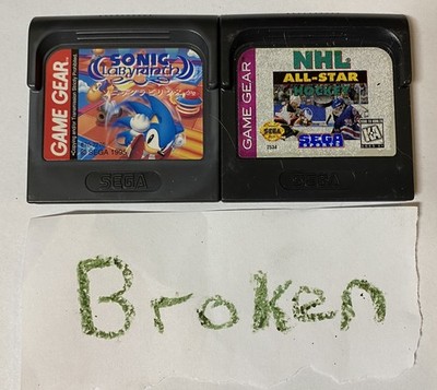 Sega Game Gear Japanese Lot of 2 - Broken Non-Functioning - ELcx198