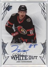 2022-23 SPx White Out Rookie Auto Jake Sanderson #WOR-SA Auto 0x0z