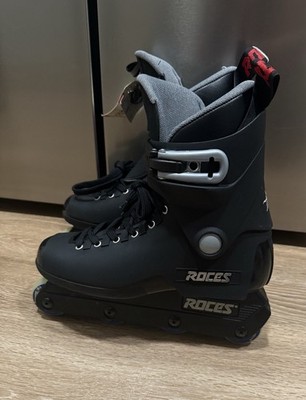 Roces M12 UFS Aggressive Inline Skates Men s Size 8 Black Street Freestyle  