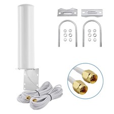 High Gain 10-12dBi Dual SMA Male 698-2700 MHz 3G/4G LTE Omni-Directional Outdoor