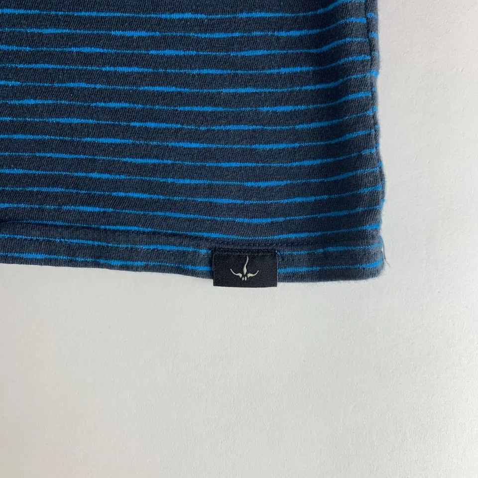 Prana Black Blue Short Sleeve Crewneck Shirt Mens Large - Image 3 of 4