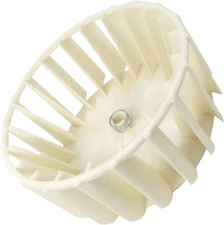 PartsBroz Y303836 Blower Wheel With Clamp - Compatible Single, White 