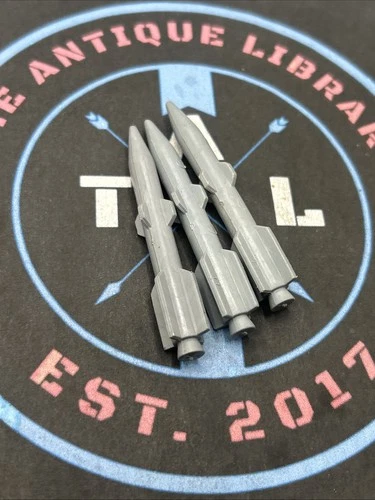 GI Joe ARAH. 1983 Wolverine. Parts. Missile, Quantity Of 3