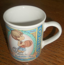 Precious Moments  Basketball Mug Cup # 1 Basketball Mom - Mw/o Box  VTG