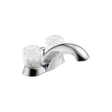Delta 2522LF-MPU Classic Two Handle Centerset Bathroom Faucet Chrome WaterSense