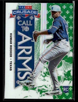 2025 Panini Crusade - Call to Arms Green - #21 Kumar Rocker - #/249