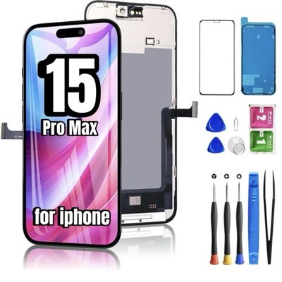 OLED for iPhone 15 Pro Max - Screen Replacement Kit   Premium Quality