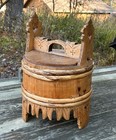 Norwegian Porringer Grotambar 1820 Cathedral Form Norway Scandinavian Folk Art — photo 1
