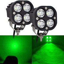 LED Green Offroad Driving Fog Lights Pod Lights Auxiliary Work Lights 2Pcs 40...