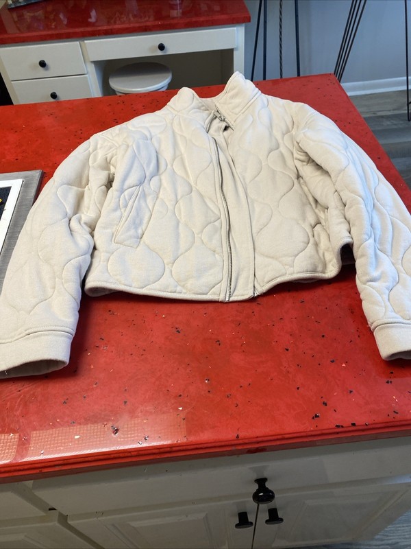 Ladies Women’s Sanctuary Beige 100% Organic Cotton Jacket  Size X Small