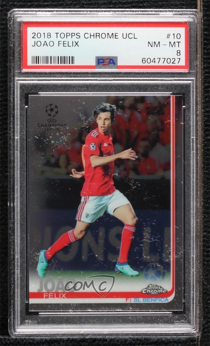 2018-19 Topps Chrome UCL Joao Felix #10 PSA 8 Rookie RC 0ae