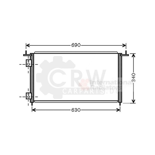 Kondensator Klimaanlage FüR Honda Civic VII Hatchback 2.0 Type-R-image
