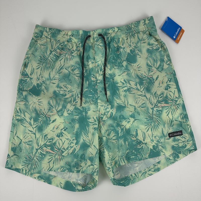 Мужские шорты Columbia Summertide Stretch с принтом Ice Green Sketchy Paradise-2XL