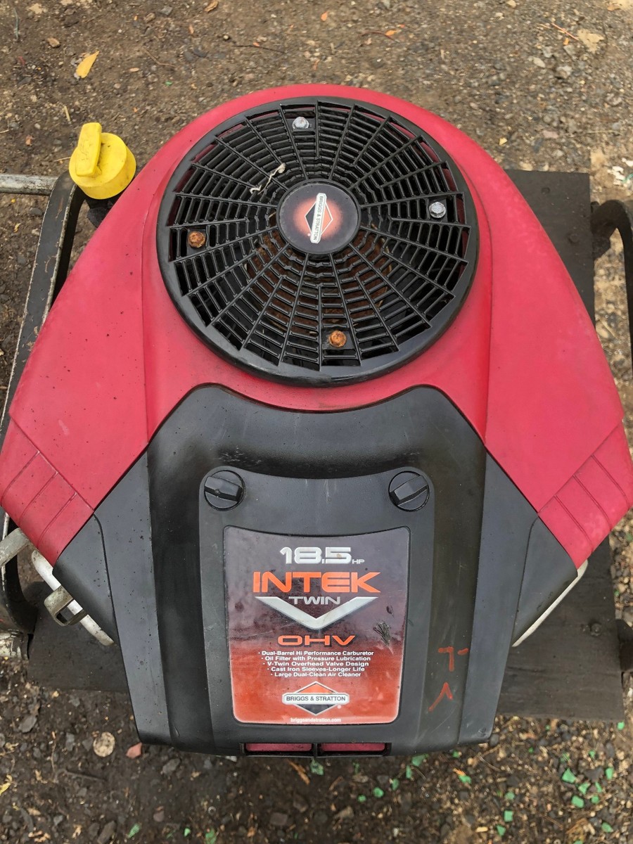 Briggs & Stratton OHV V-Twin 18.5HP Vertical Shaft Engine Motor