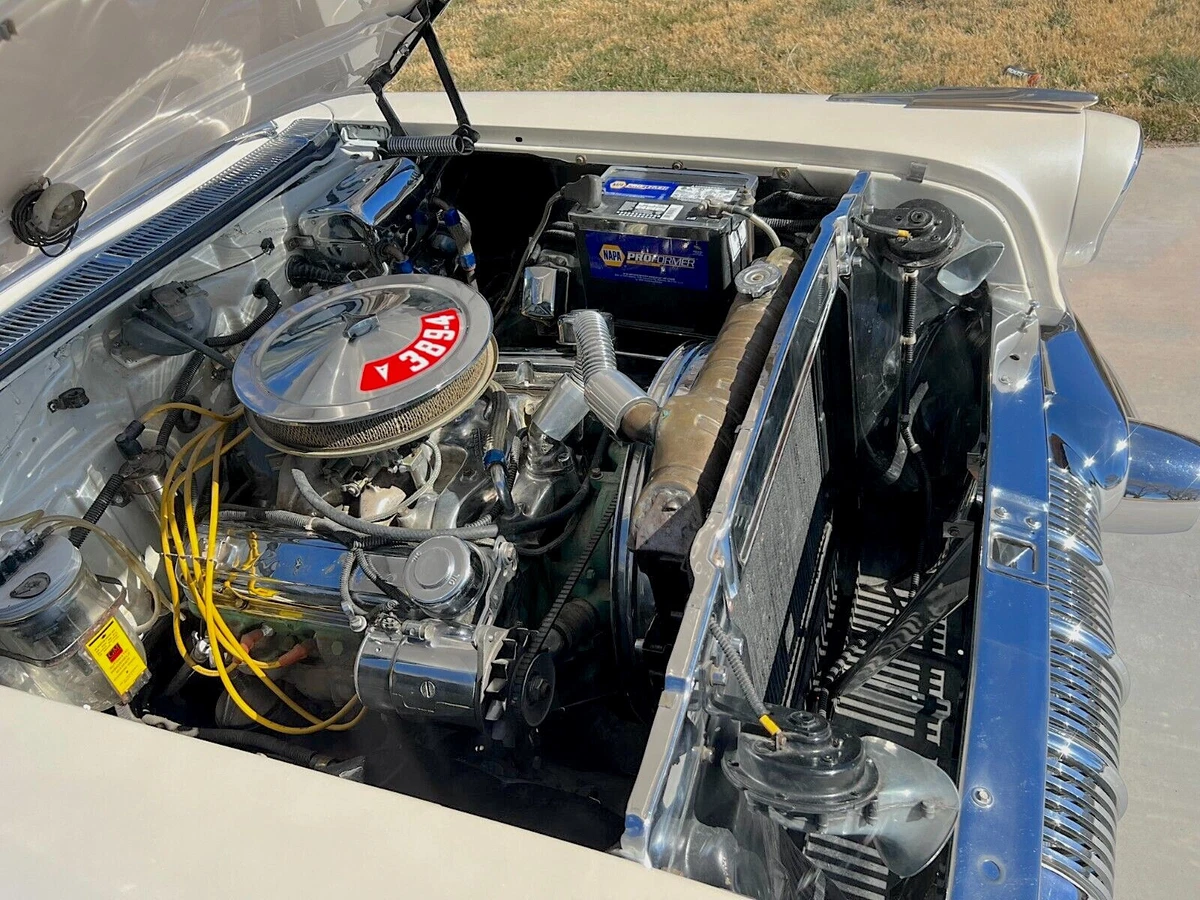 The 389 cubic-inch V-8 engine is not original.