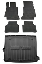 Gummi Fußmatten Kofferraumwanne für Mercedes S213 E-Klasse 2016-23 Gummimatten