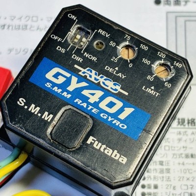 Futaba GY401 AVCS S.M.M Rate Gyro RC Gyroscope Tested Working Manual Copy