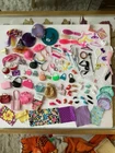 Barbie Doll Lot Accessories Shoes Hats 80+ Purses Towel Jewelry Bags Hair