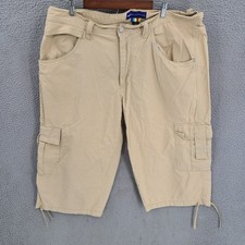 Vintage Enyce Shorts Mens 42 Beige Cargo Baggy Y2K
