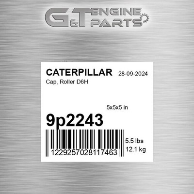 9P2243 CAP, ROLLER D6H fits CATERPILLAR (NEW AFTERMARKET)