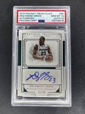 2016 Panini National Treasures Collegiate Auto Draymond Green /25 PSA 10 Auto 10