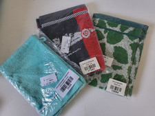 FR. SAGET Lot de 6 gants de toilette coloris assortis coton 15 x 21 cm