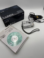 Panasonic LUMIX Digital Camera DMC-LS70 7.2MP Silver Tested - Boxed